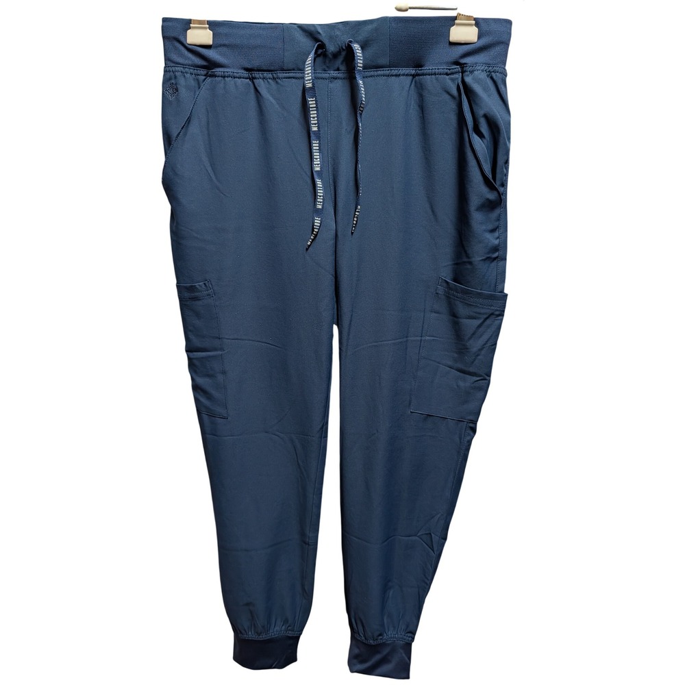 Med Couture Insight Scrub Pants Women Medium Navy Excellent Jogger Cargo Stretch
